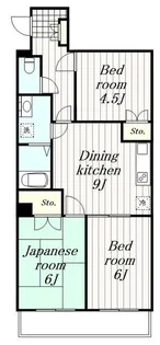 第2ファミールアオキ【3階】の間取り