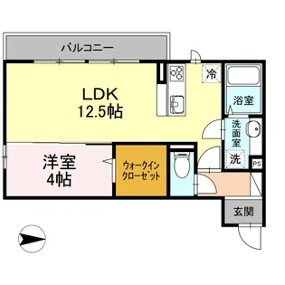 ディアコート【3階】の間取り