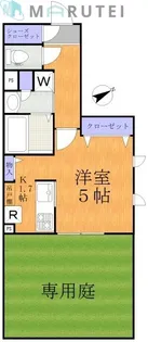 GARDEN FIFTH IDEA【1階】の間取り