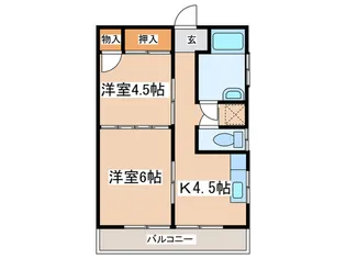 小坂ビル【3階】の間取り