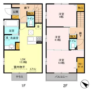 コージーハウス Aの間取り