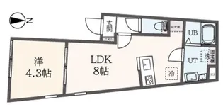 タスキsmart文京江戸川橋【3階】の間取り