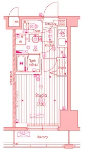 ガーラ・ステーション横濱関内【4階】の間取り