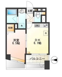 ベルベデーレ奥沢【2階】の間取り