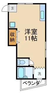 プチシャトー御殿山【3階】の間取り