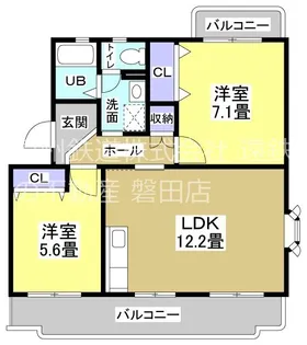 ジニア【1階】の間取り