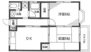 サンシティ師岡【1階】の間取り