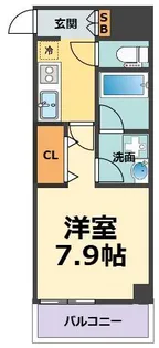 ステラハウス甲子園口【4階】の間取り