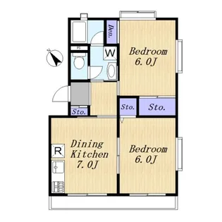 プリオール宮崎台【1階】の間取り