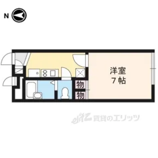 レオパレスウェルスten【2階】の間取り