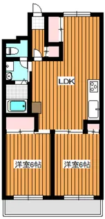 ウエストヒルズ・21【2階】の間取り