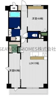 Ovest金沢八景【2階】の間取り