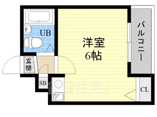 シティステージ新大阪【4階】の間取り