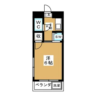 ☆豊和ハイツ【2階】の間取り