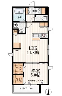 Pres des Fleurs【3階】の間取り