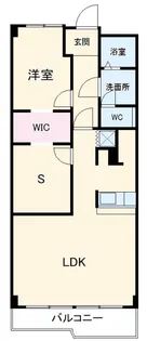 里水マンションA【5階】の間取り