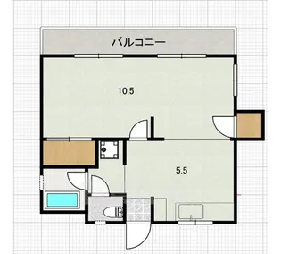浜口マンション【2階】の間取り