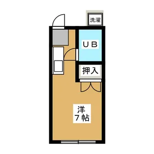 第1田中ハイツ【1階】の間取り