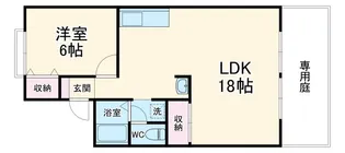 umie【1階】の間取り