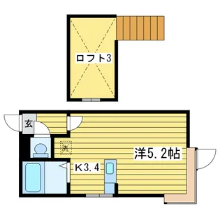 プチメゾンラメール【3階】の間取り