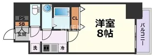 メイクスアート太閤通【5階】の間取り