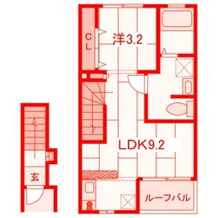 グラン・クリュ西横浜【2階】の間取り