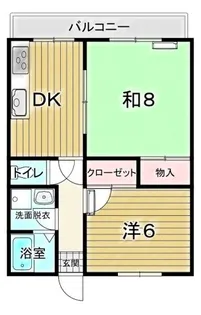 ラインアップII【2階】の間取り