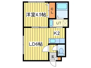 パークリュクスN18 ロイヤルヴィラ【3階】の間取り