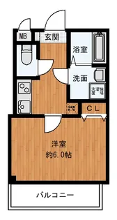 プログレス井土ヶ谷【4階】の間取り