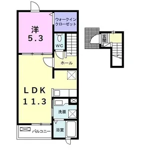 メゾン・ド・クレール【2階】の間取り