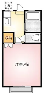 恵ハイツ【2階】の間取り