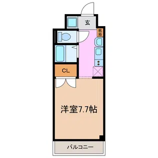 バウスクロス日進竹の山【5階】の間取り