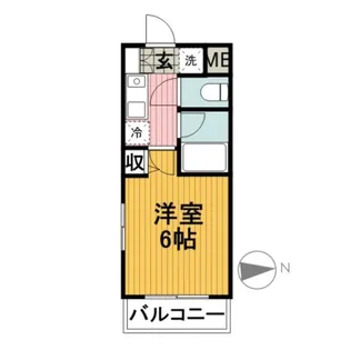 クレール樋口【1階】の間取り