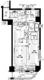 オープンレジデンシア日本橋三越前【3階】の間取り
