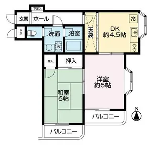 シャルール・A【3階】の間取り