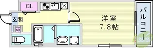 ワコーレヴィータ神戸上沢通【3階】の間取り