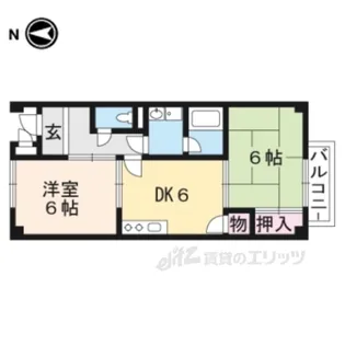 ビザビ2【2階】の間取り