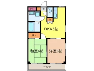 コ-ポ昭喜II【3階】の間取り