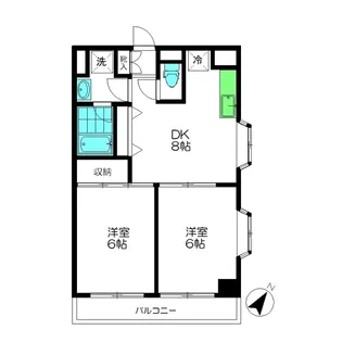 メイプルスクエア【1階】の間取り