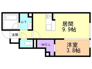 レジデンス翠【1階】の間取り