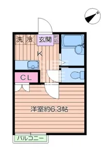 シャンフェルト西落合【2階】の間取り