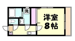 リブレア箱崎駅前C棟【2階】の間取り