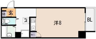 シティパレス8【3階】の間取り