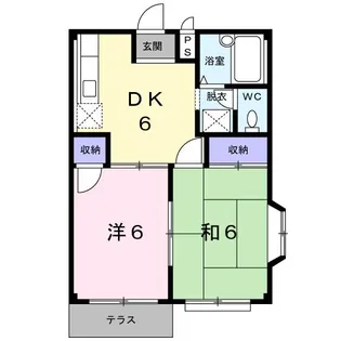 エルディム藤ニュータウン1【1階】の間取り