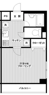 プロード都立家政【3階】の間取り
