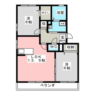 オリエンタルパレス【1階】の間取り
