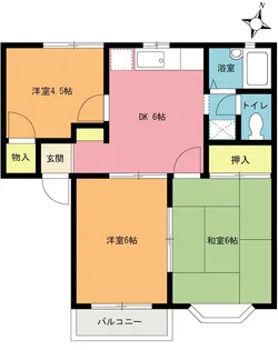 アネシスD棟【1階】の間取り