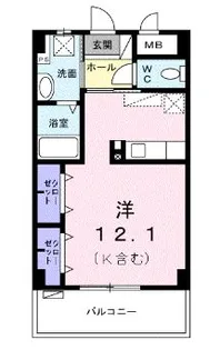 ア・ニューライフ ナハ【3階】の間取り