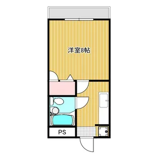 フライハイト麻郷【1階】の間取り