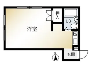 ハイム陽光【2階】の間取り